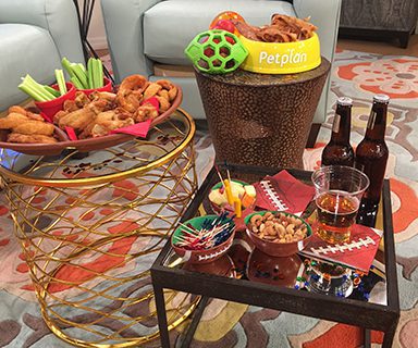 The big game snack spread