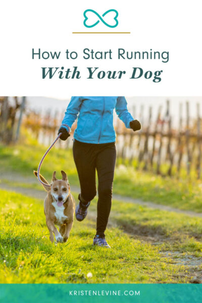 how to start running with your dog pin