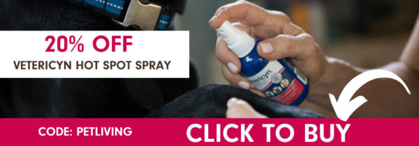 save 20% on vetericyn hot spot spray