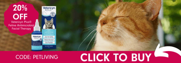 Get 20% off Feline Facial Therapy with code PETLIVING.