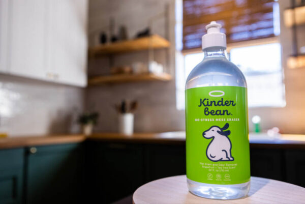 kinderbean enzymatic cleaner can clean your dog's toys