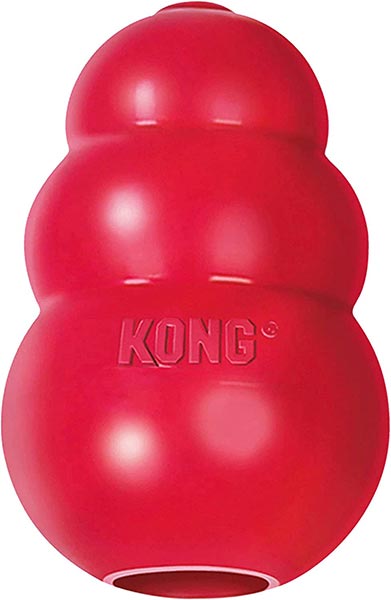 Photo of a KONG Classic Red Dog Toy