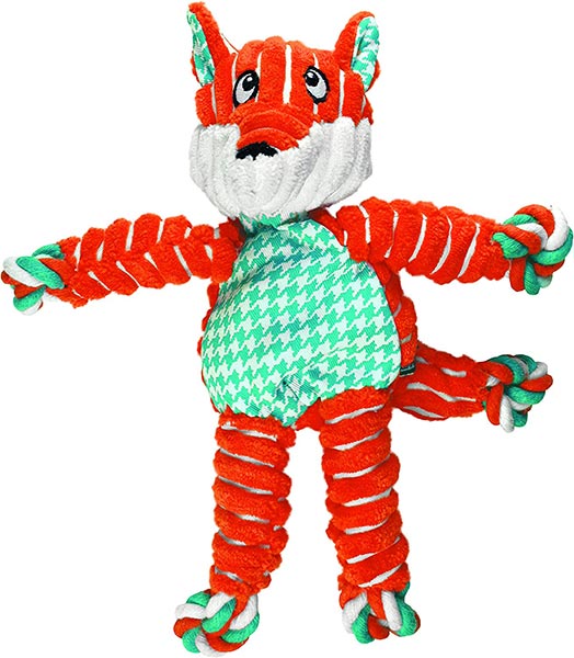Photo of a KONG Floppy Knots Dog fox Toy