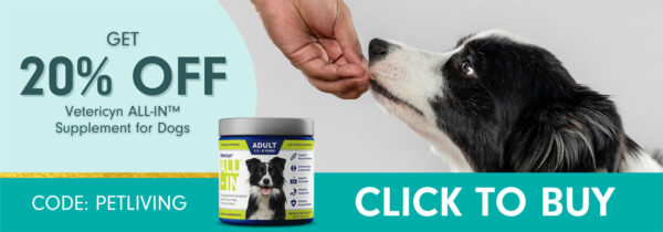 get 20%off vetericyn all-in supplement for dogs