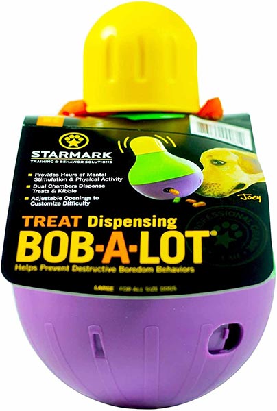 Photo of a StarMark Bob A Lot Interactive Dog Toy