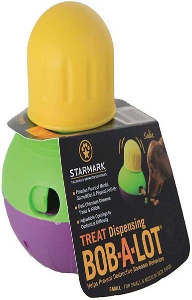 Photo of a StarMark Bob A Lot Interactive Dog Toy