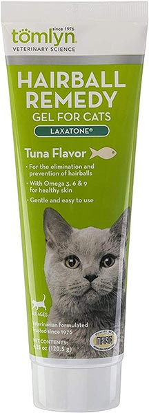 Under The Weather Hairball Supplement Gel For Cats - Vet Formulated Remedy