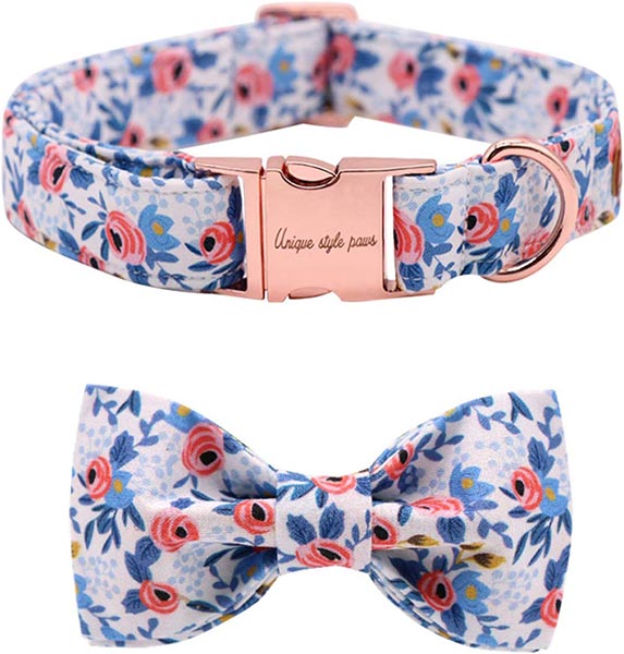 Photo of a Unique style paws Dog Collar Bow tie Collar