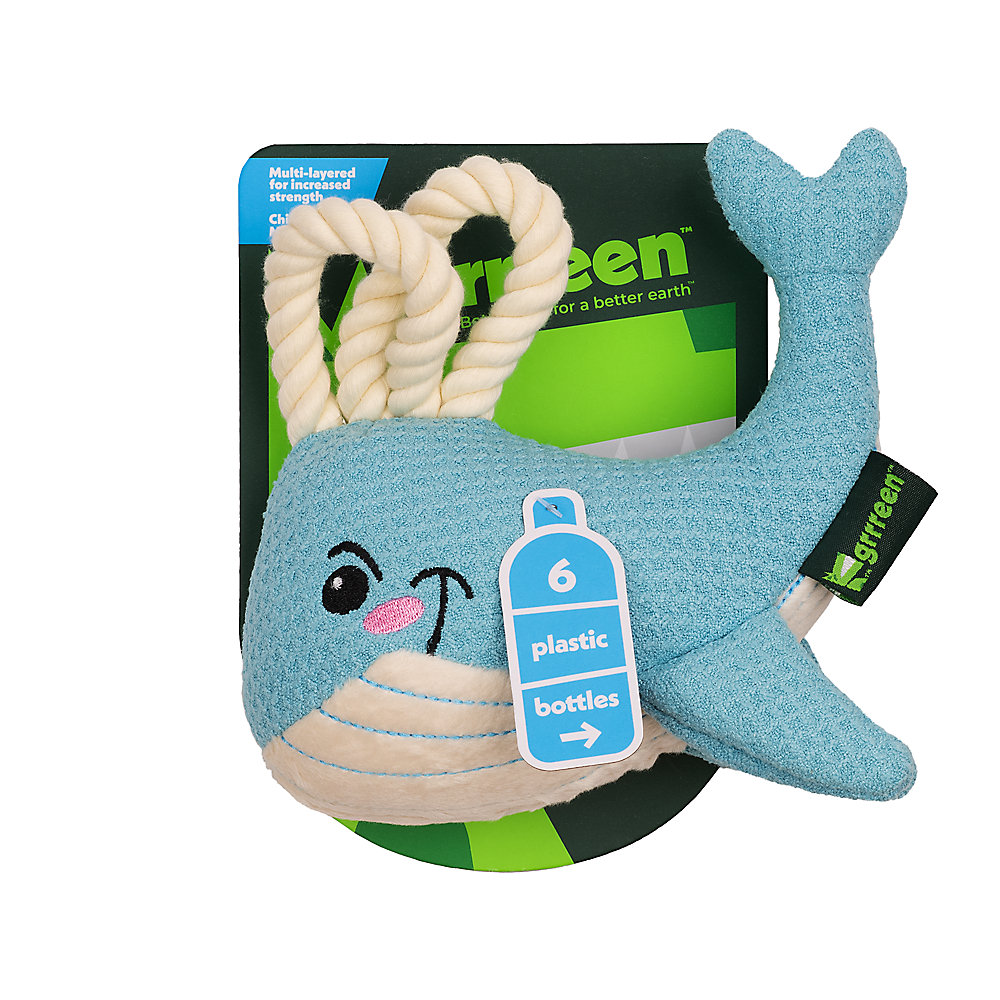 eco-friendly rope whale toy by Grrreen